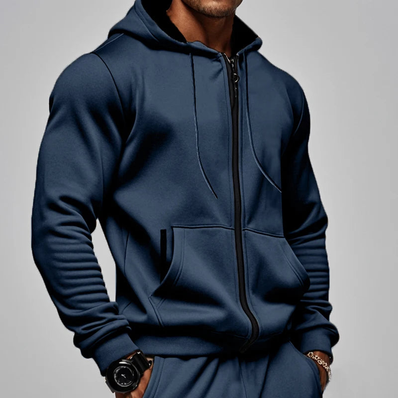 Valtrox | Bequemer Zip Hoodie für Herren Herbst Fit 0