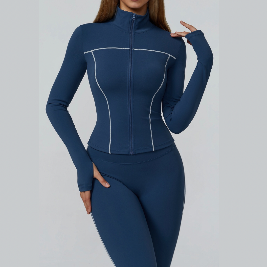 Veltara | Atmungsaktives Sportbekleidungs-Set für Damen Slim Fit 0