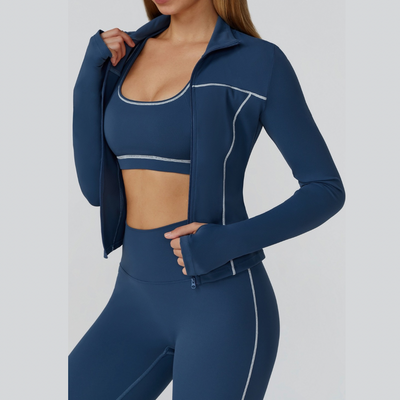Veltara | Atmungsaktives Sportbekleidungs-Set für Damen Slim Fit 2