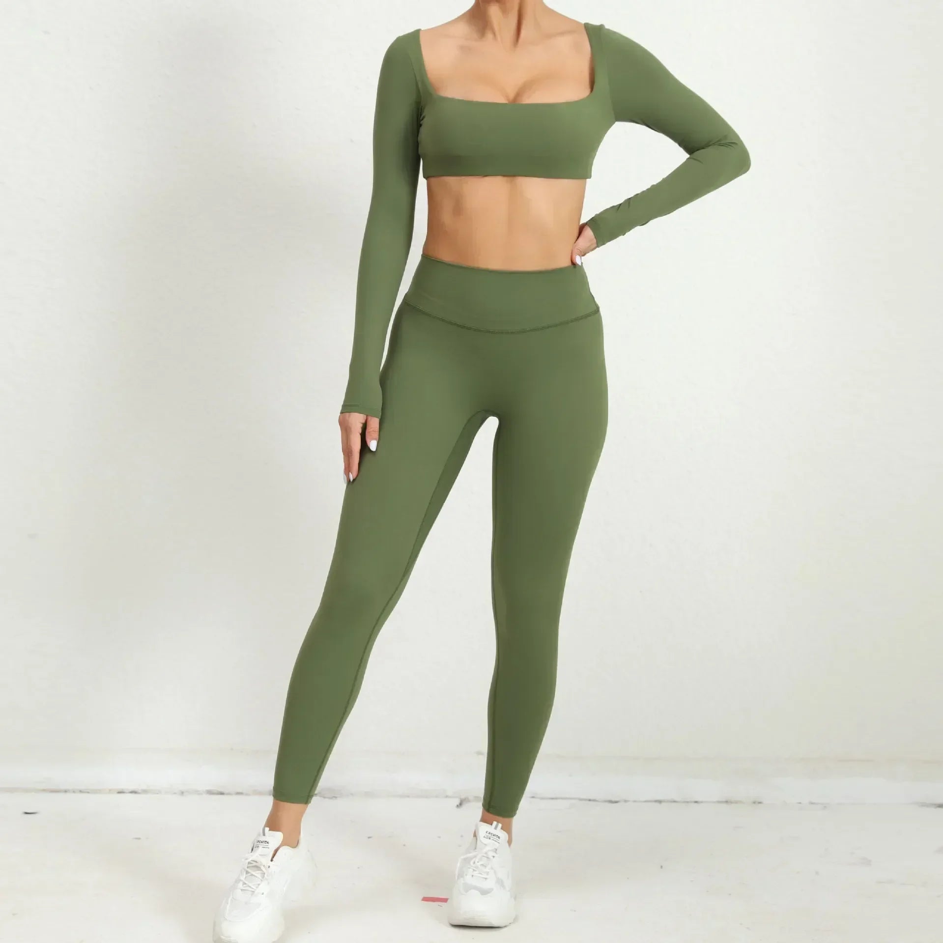 Veltara | Atmungsaktives Yoga-Set für Damen 2-teilig 8