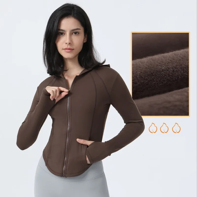 Veltor | Atmungsaktive Fitnessjacke für Damen Winter 0