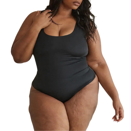 Veltrox | Figurformender Damen Body Schwarz Slim Fit 2