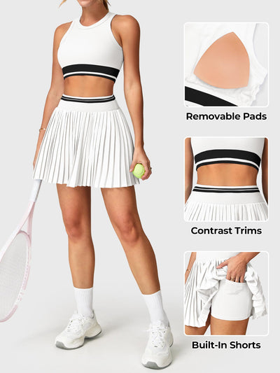 Veyron | Atmungsaktives Tennis Set für Damen Sommer Fit 3