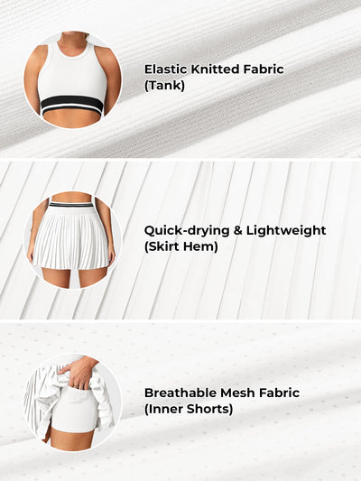 Veyron | Atmungsaktives Tennis Set für Damen Sommer Fit 6