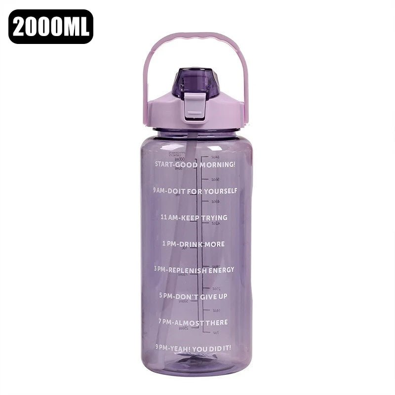 Vitrion | Praktische Trinkflasche für Unisex 2L Hydration 3