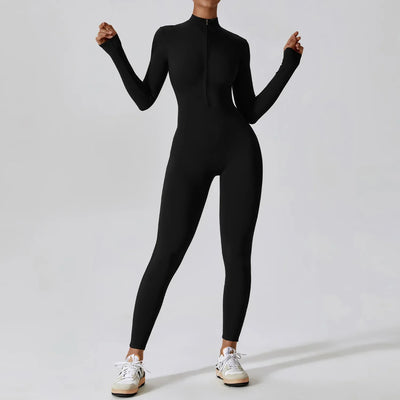 Vortexia | Atmungsaktiver Jumpsuit Schwarz für Damen Sommer 3