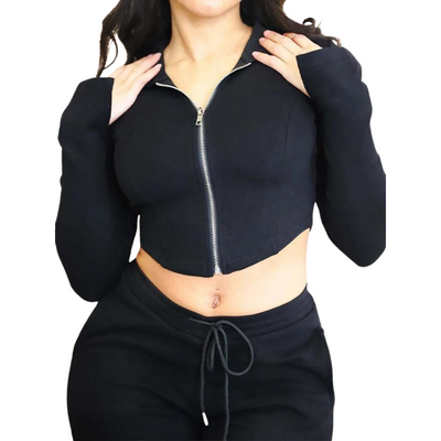 Vortexia | Atmungsaktives Crop Sport Top für Damen Sommer 1
