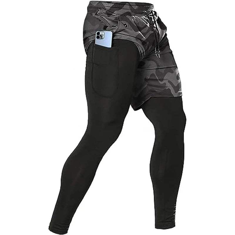 Vortexio | Flexibles 2-in-1 Sporthose für Herren Fitness 12