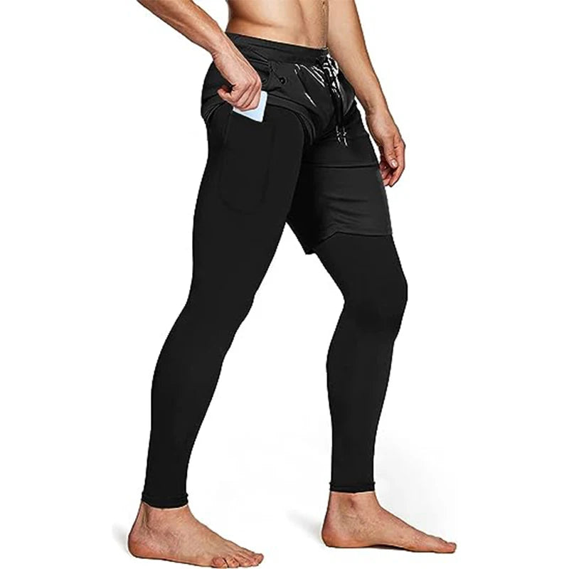 Vortexio | Flexibles 2-in-1 Sporthose für Herren Fitness 1