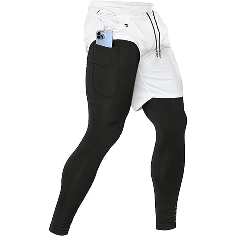 Vortexio | Flexibles 2-in-1 Sporthose für Herren Fitness 8