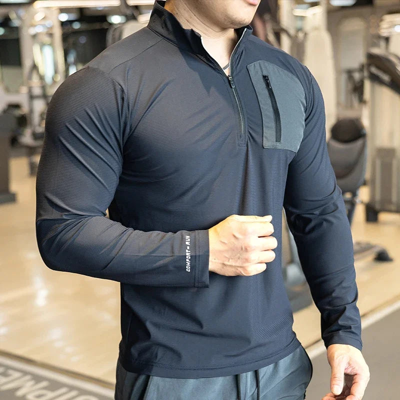 Vortexo | Atmungsaktives Laufshirt für Herren Sommer Fit 5