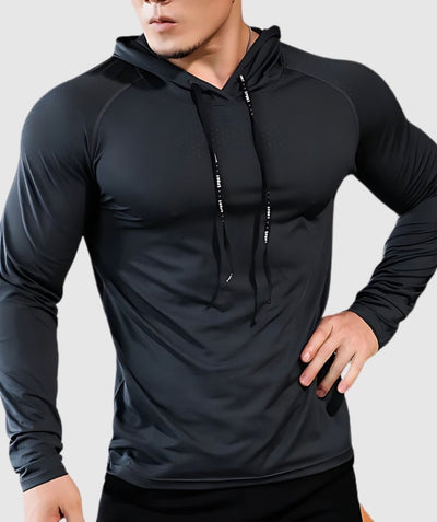 Vortexon | Atmungsaktives Muscle Hoodie für Herren Sommer 2