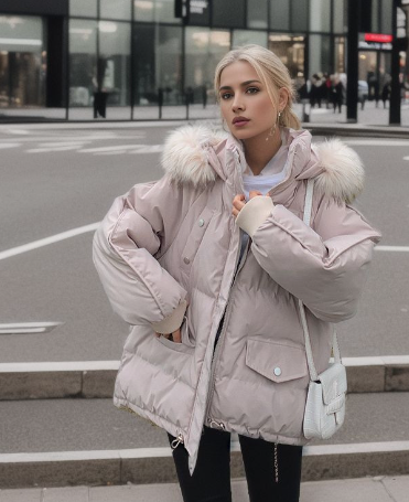 Zylo | Bequemer Wintermantel Damen Lang für Winter Outfits 0