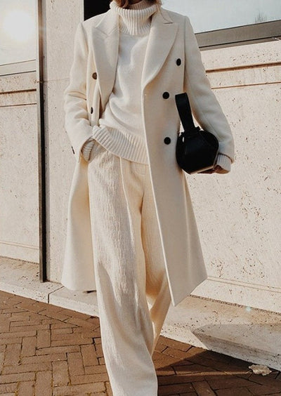 Zylo | Eleganter Wintermantel Damen Lang für Freizeit Winter 2