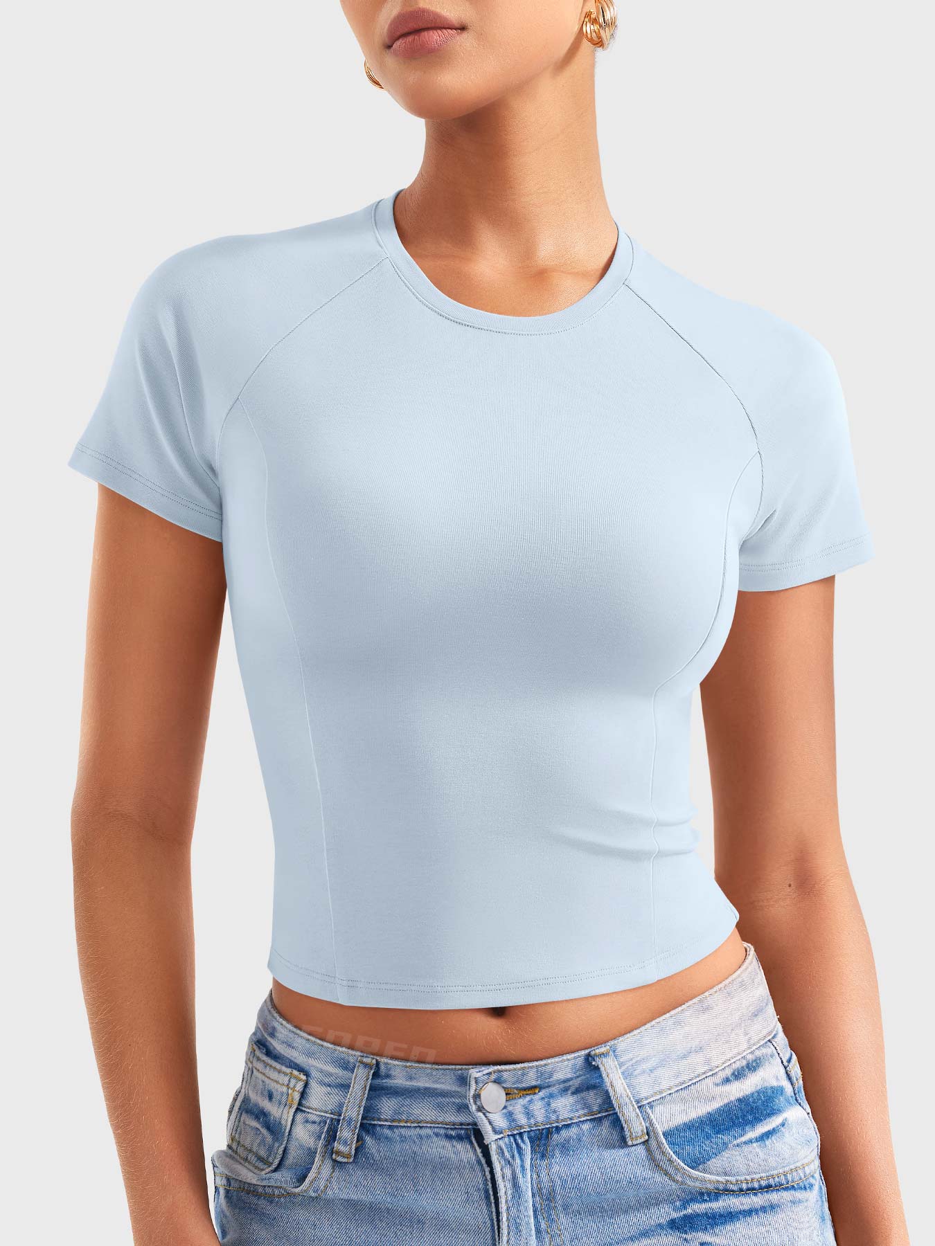 Zylor | Atmungsaktives Damen T-Shirt für Sommer Slim Fit 10