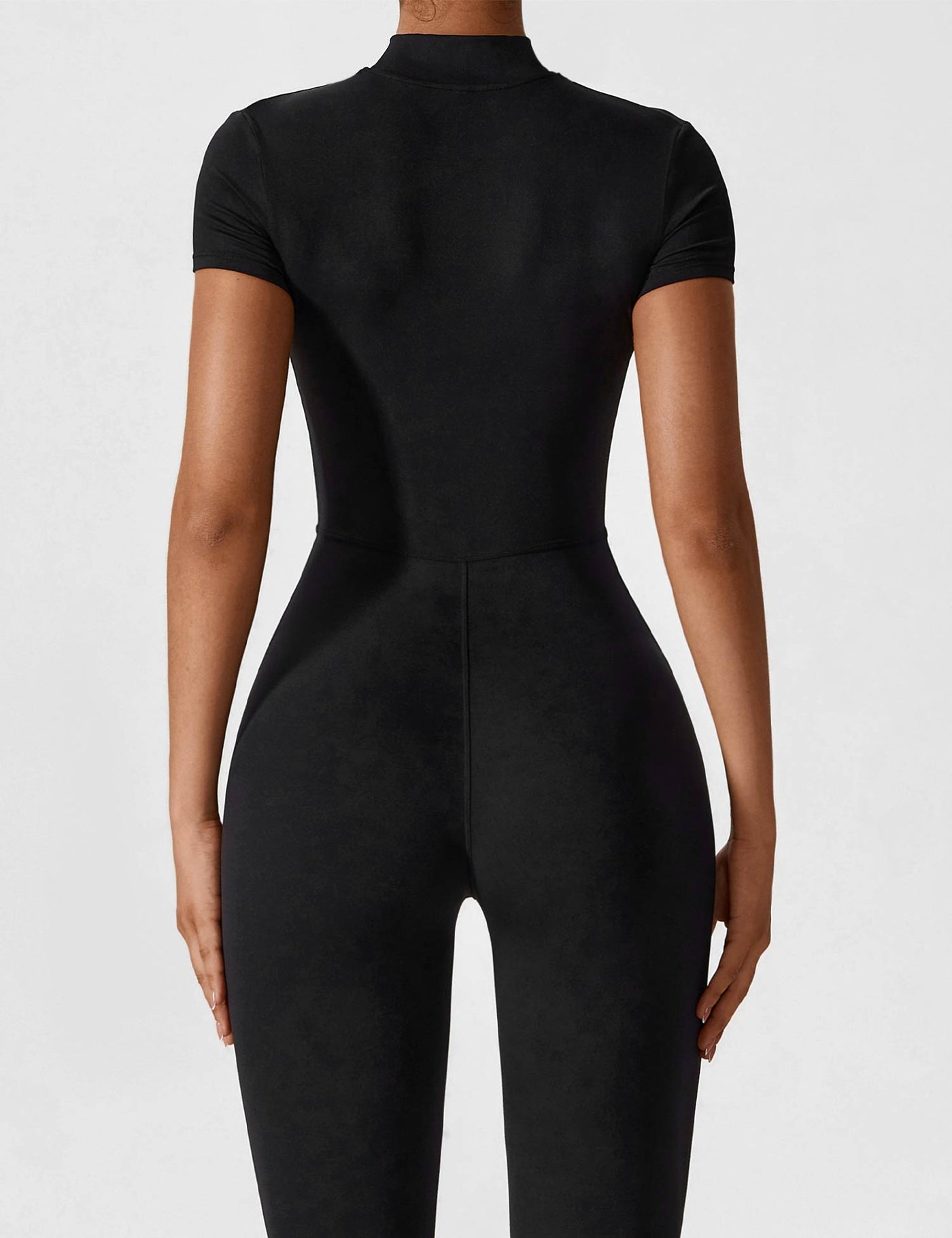 Zylox | Atmungsaktiver Jumpsuit Schwarz für Damen Fitness 5