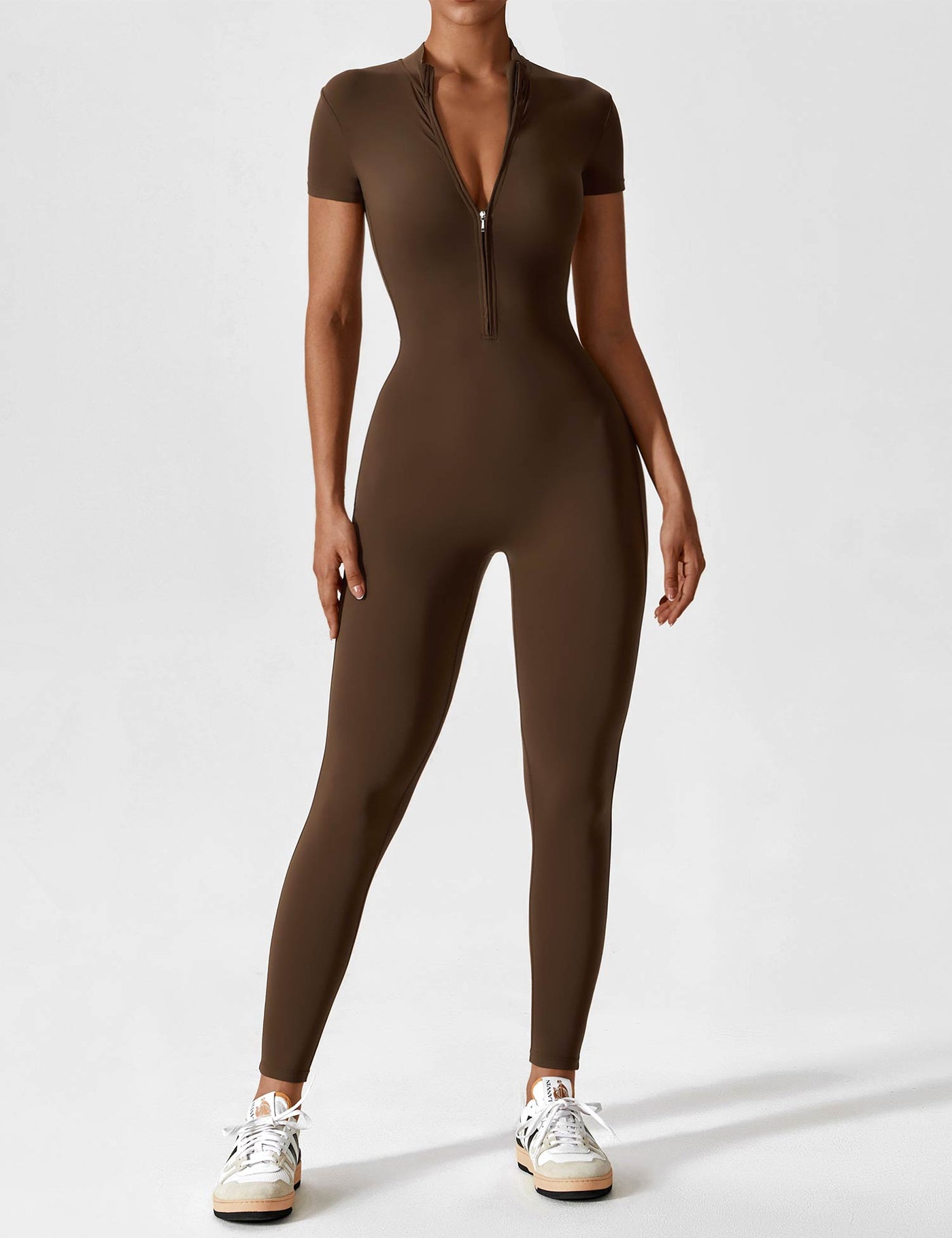 Zylox | Atmungsaktiver Jumpsuit Schwarz für Damen Fitness 6