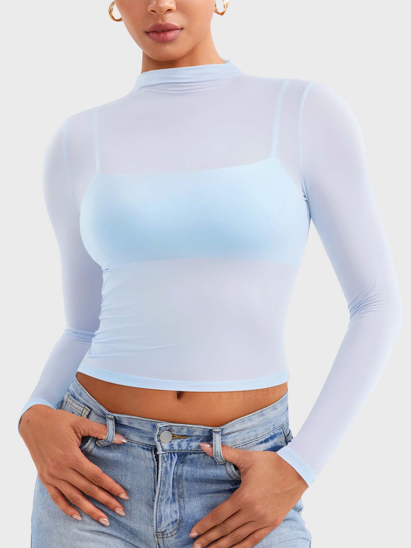 Zylox | Atmungsaktives Langarmtop für Damen Slim Fit 0