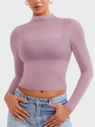 Zylox | Atmungsaktives Langarmtop für Damen Slim Fit 10