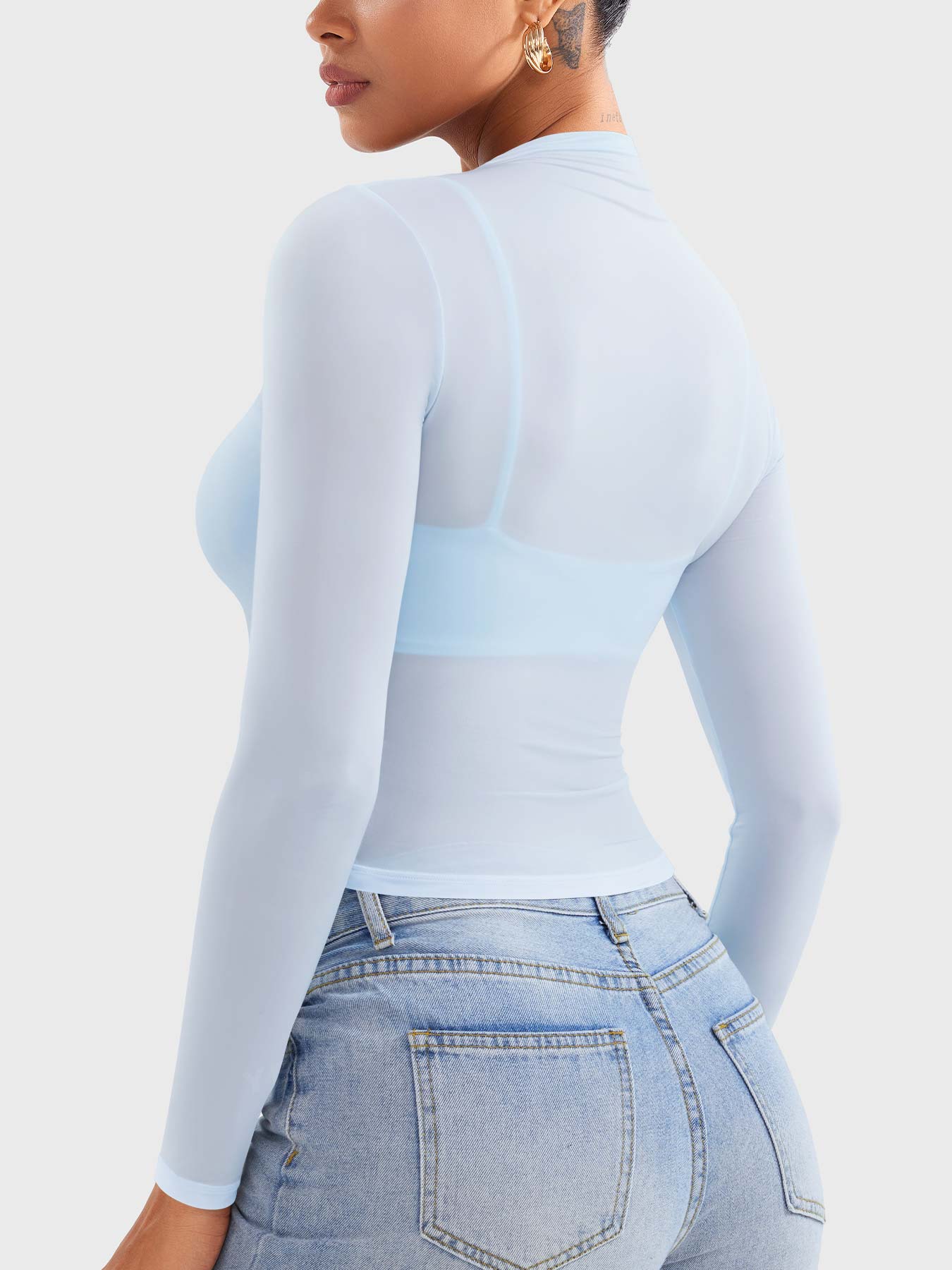 Zylox | Atmungsaktives Langarmtop für Damen Slim Fit 1