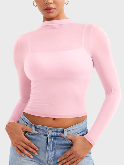 Zylox | Atmungsaktives Langarmtop für Damen Slim Fit 4