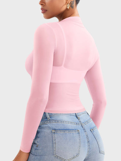 Zylox | Atmungsaktives Langarmtop für Damen Slim Fit 5