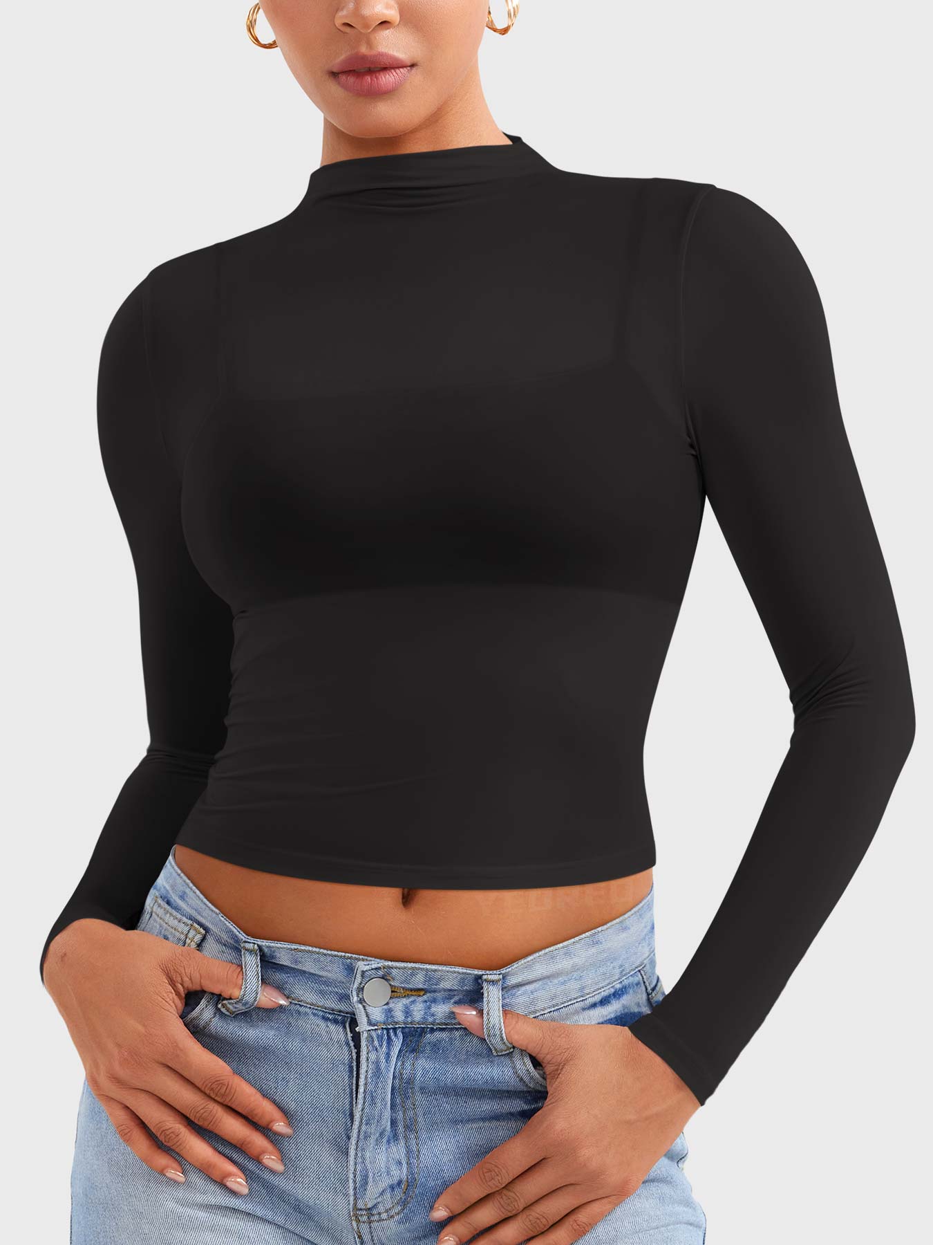 Zylox | Atmungsaktives Langarmtop für Damen Slim Fit 8