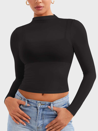 Zylox | Atmungsaktives Langarmtop für Damen Slim Fit 8