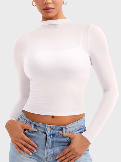Zylox | Atmungsaktives Langarmtop für Damen Slim Fit 9