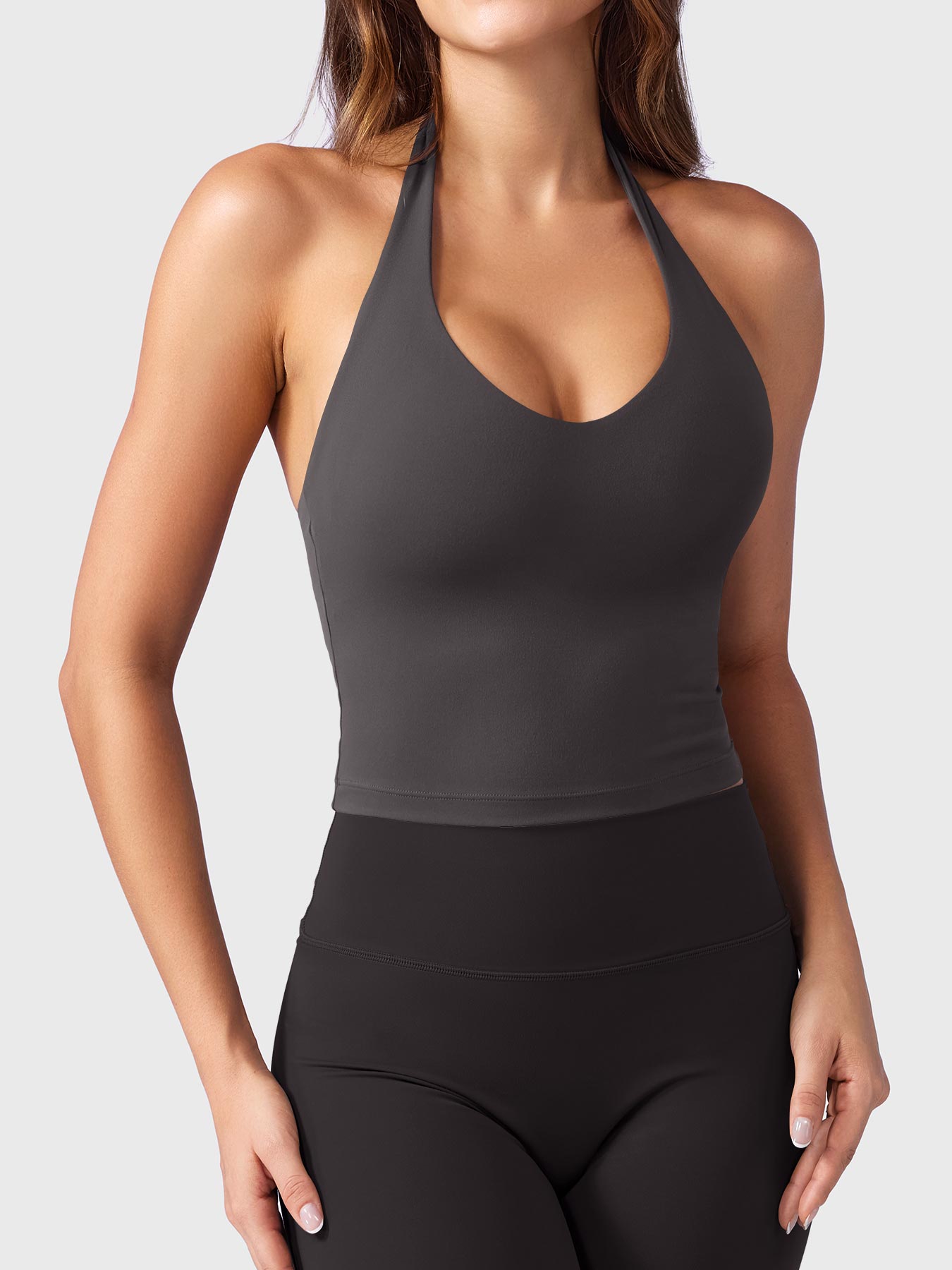 Zyron | Atmungsaktives Haltertop für Damen Yoga 17