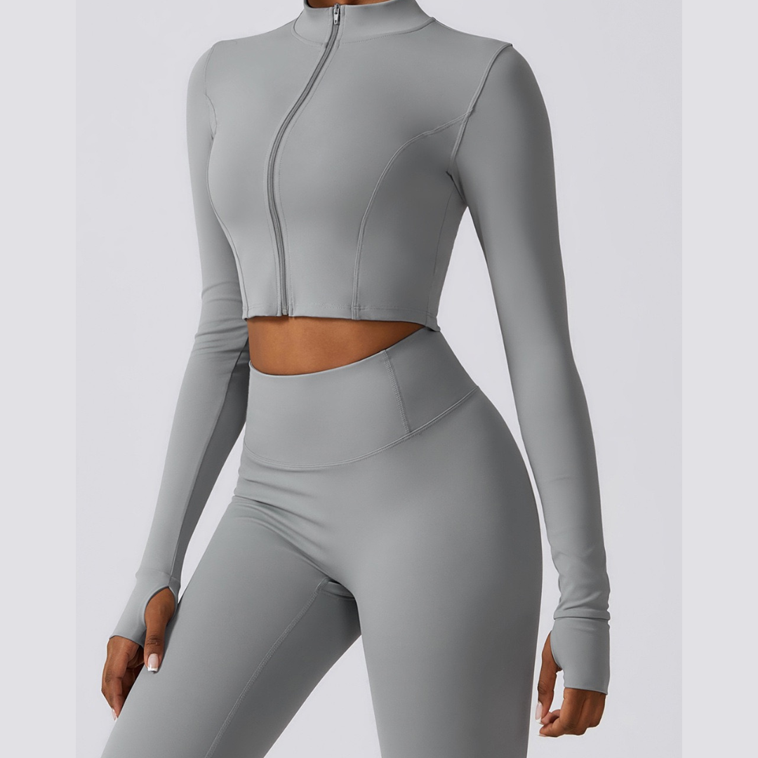 Zyron | Atmungsaktives Sport Set Damen für Frühling 3-teilig 0