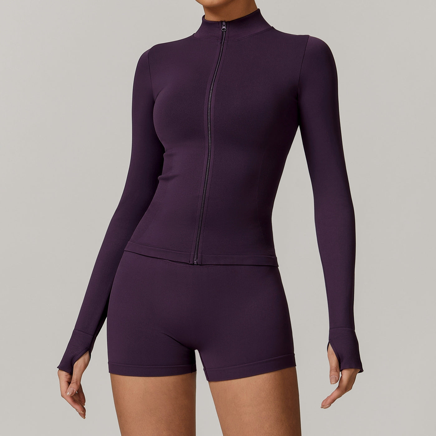 Zyron | Nahtloses 3-teiliges Set für Damen Sportbekleidung 3