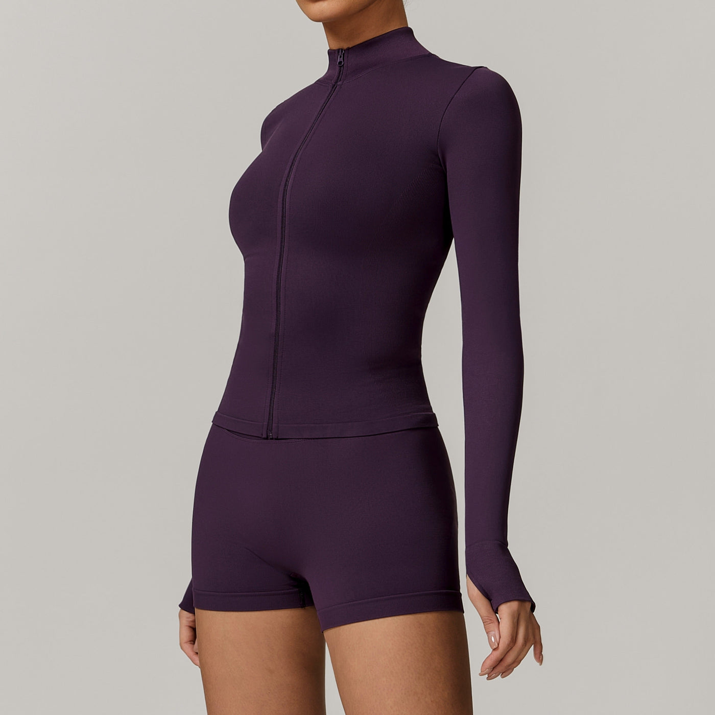 Zyron | Nahtloses 3-teiliges Set für Damen Sportbekleidung 4