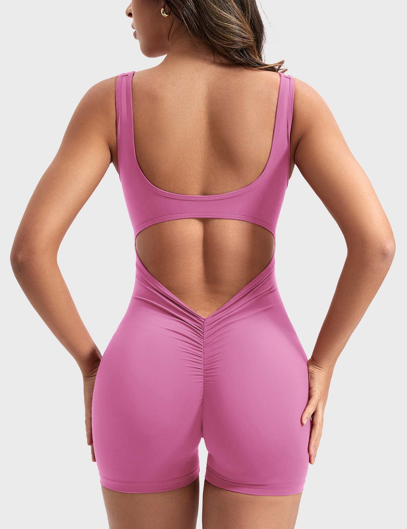 Zyvra | Bequemer V-Rücken Romper für Damen Sommer 9